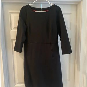 Spanx "The Perfect A-line" 3/4 Sleeve Dress-Classic Black